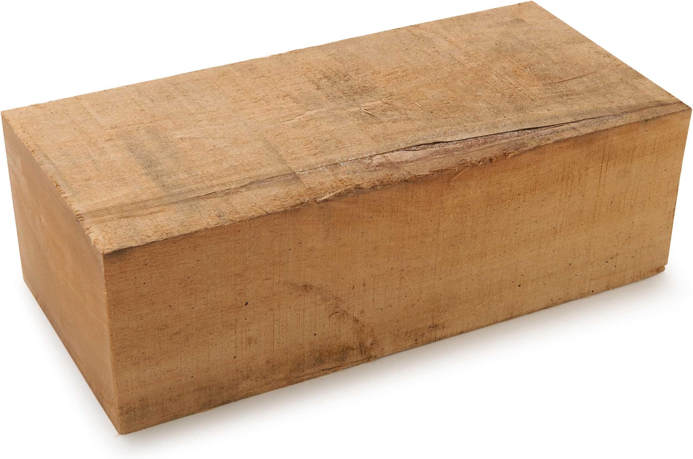 Single Piece of Basswood, 4" x 6" x 12"