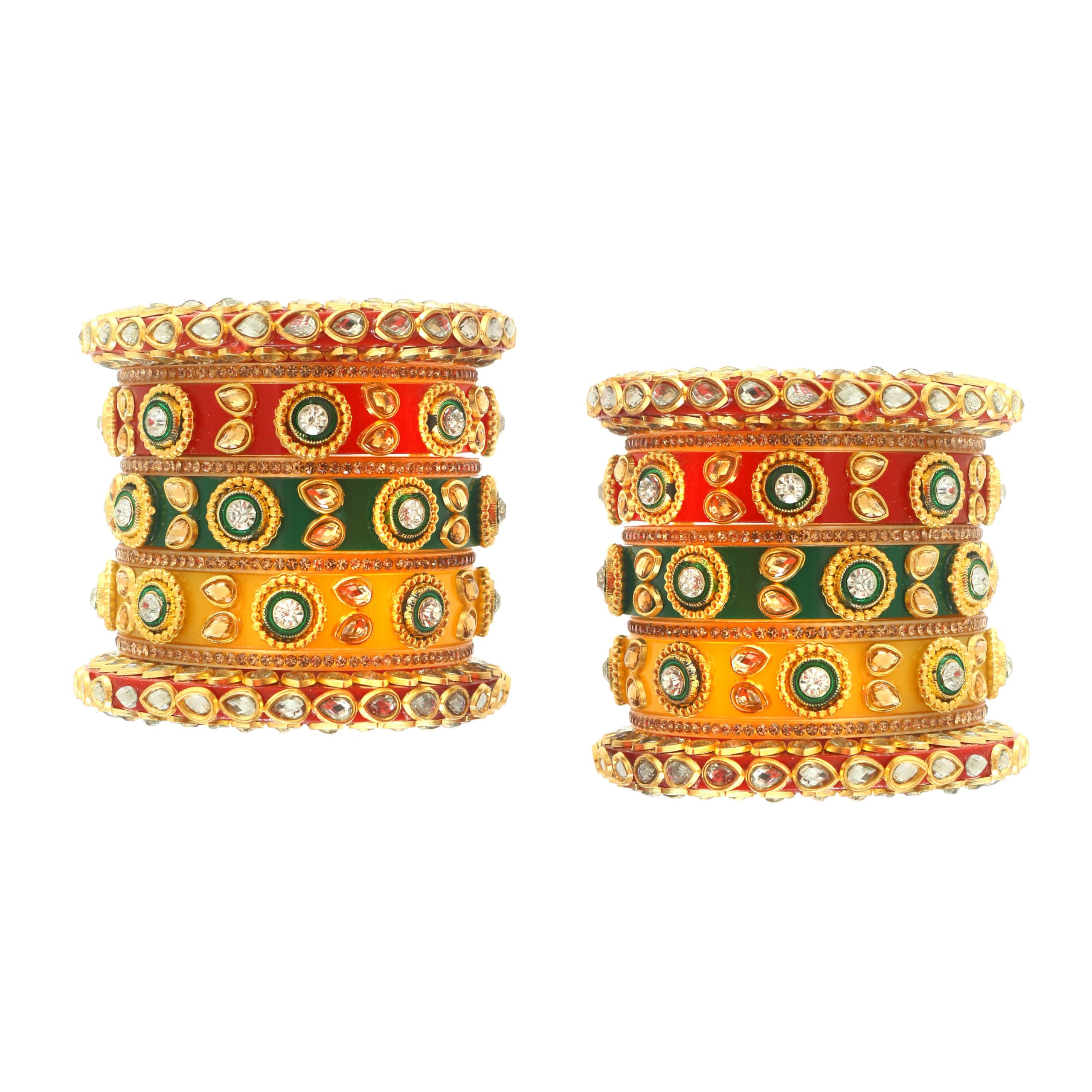 MM Product Rajasthani Chuda Set for Women | Beaded Stone Work Handcrafted Design | Suhag Chura | Rajwadi Bridal Chuda Bangles for Girls (B0D57D8VZQ) Amazon Price History, Amazon Price Tracker