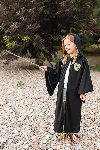 Miniatura 2 de Little Adventures Disfraz de túnica de mago con capucha amarilla