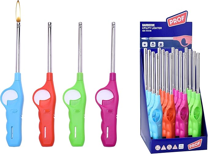 3stk. Lighter Long Range "Gas Lighter XXL 27 CM Long Refillable konsumany ® Ship by Amazon.co