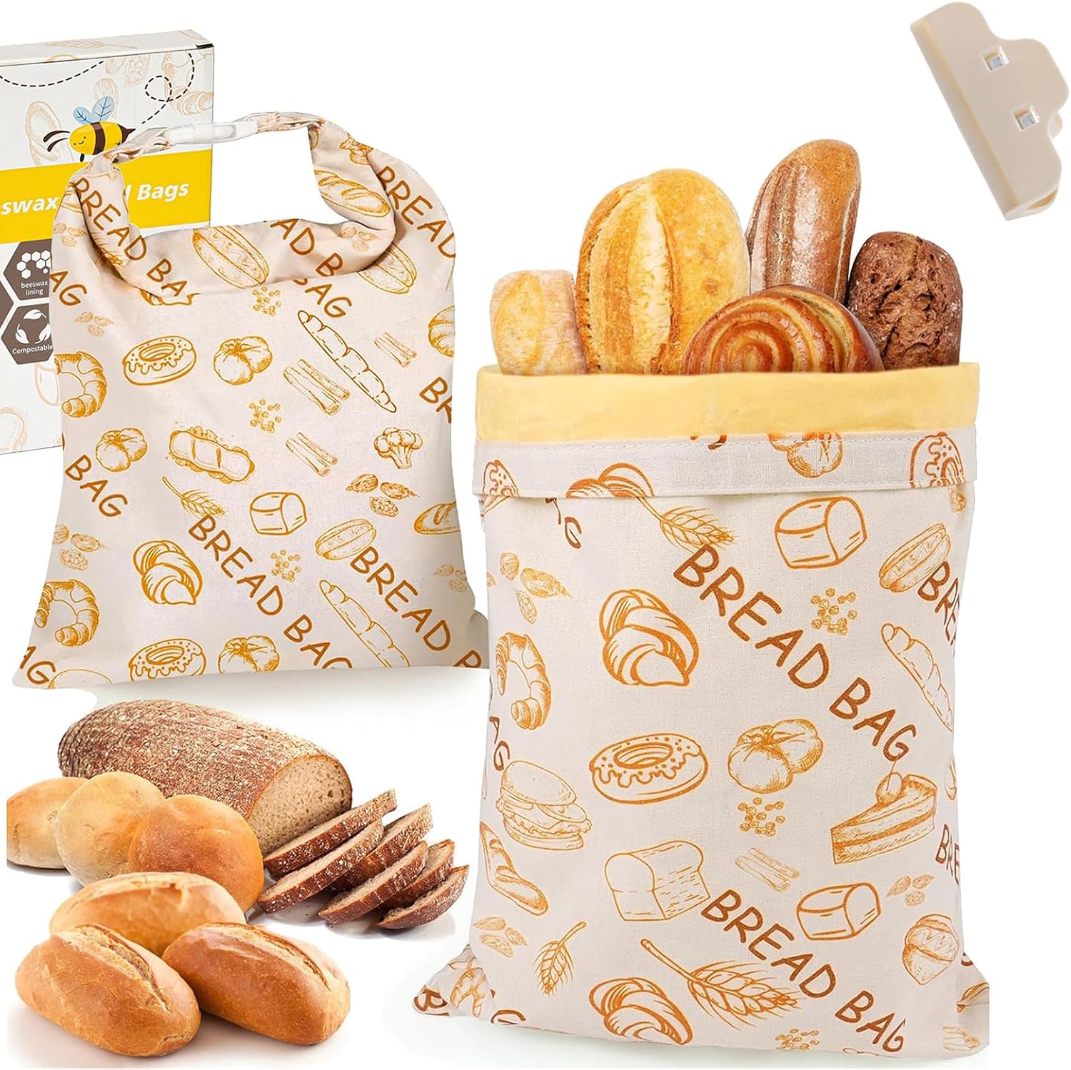 Loafguard Beeswax Bag, Reusable...