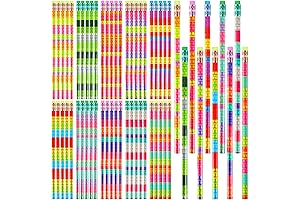 Assorted Fidget Pattern Pencils with Eraser Tops