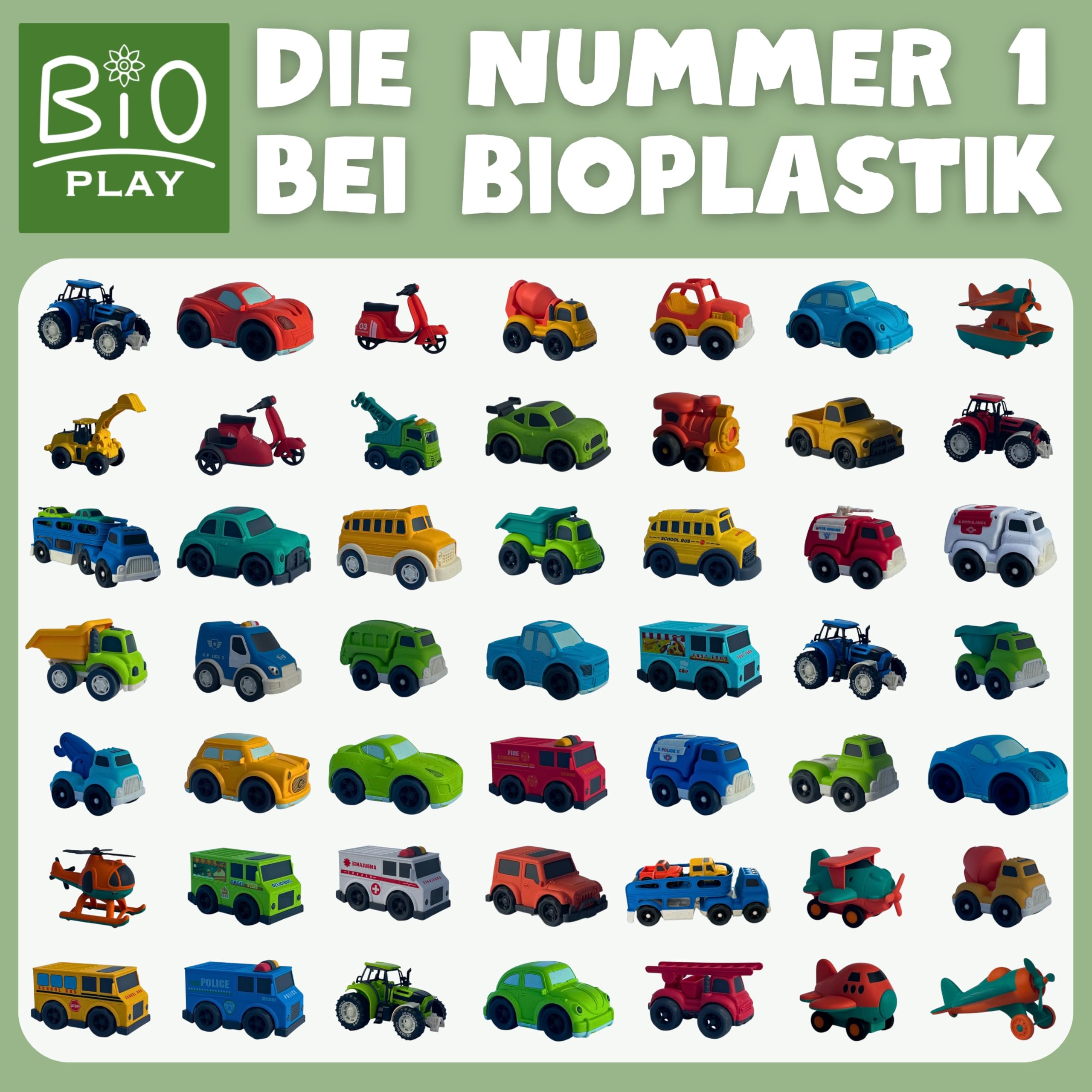 XXL Schulbus gelb | Bio Kunststoff | Nachhaltiges Spielzeug ab 18 Monate für Jungen und Mädchen | Indoor und Outdoor | Omnibus | Schülerbus