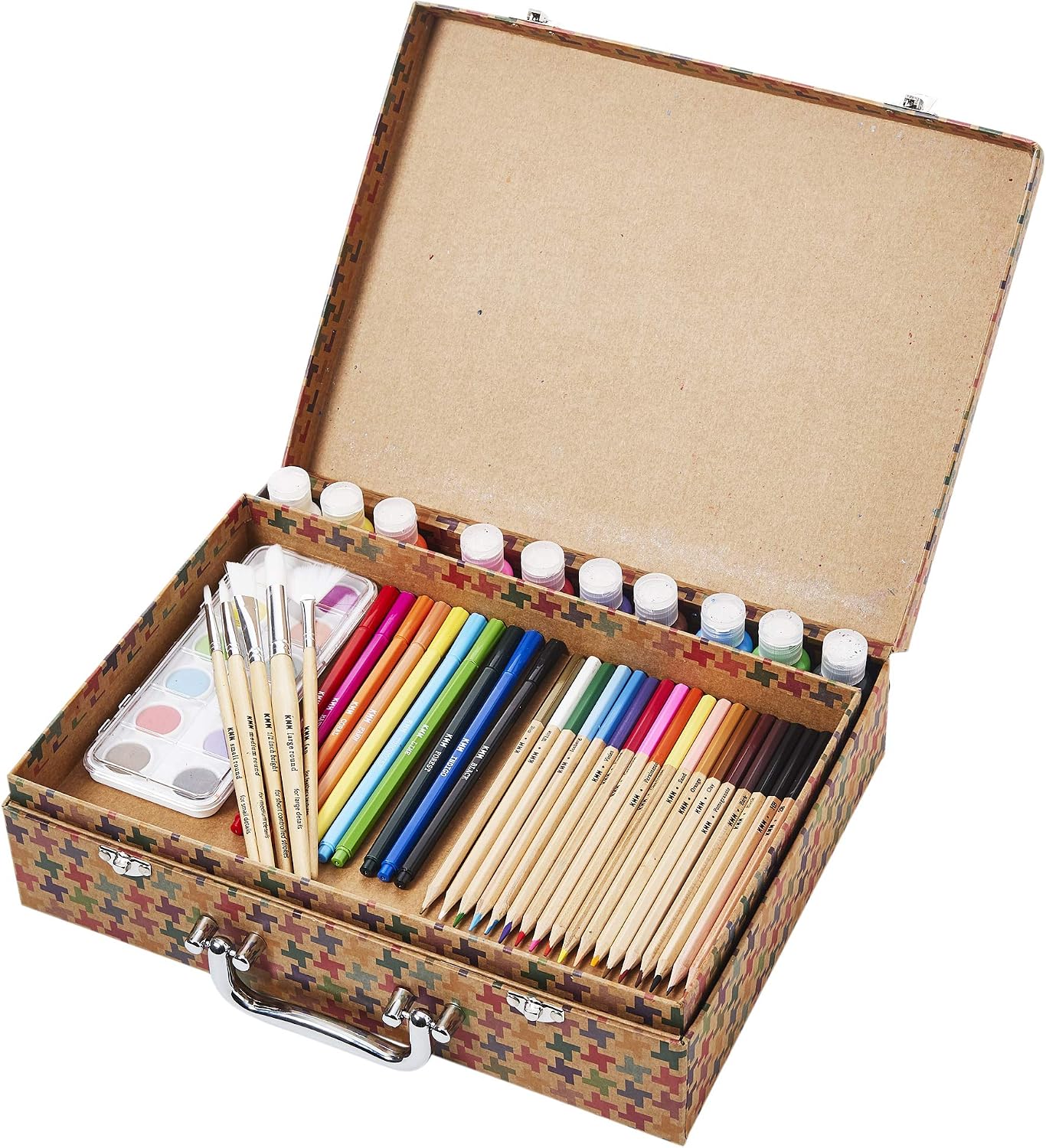 Kid Made Modern Studio in A Box Set - Painting Sketching and Coloring Arts and Crafts Kit