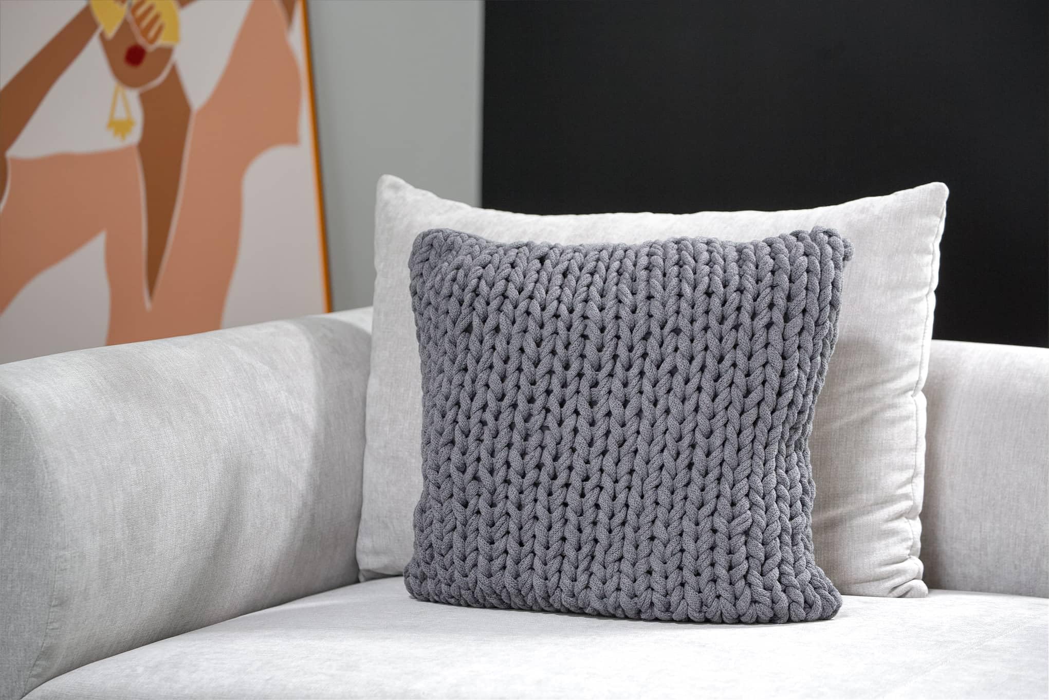 Olijfgroen Linnen kussensloop Dusty Olive - Casa Comodo