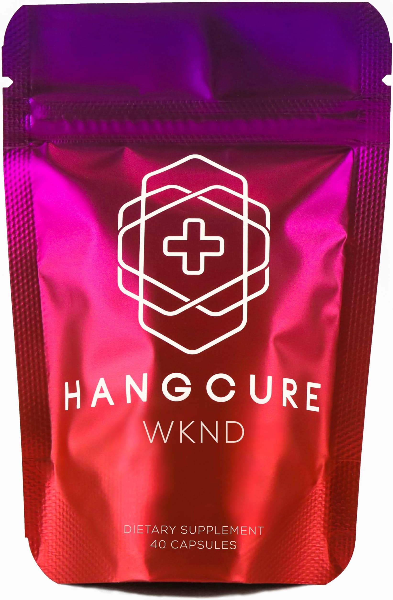 Hangcure WKND, Liver Detox Supplement & Social Essentials, Contains Cysteine, Rosemary Leaf, B-Vitamins, L-Theanine (40 Capsules)