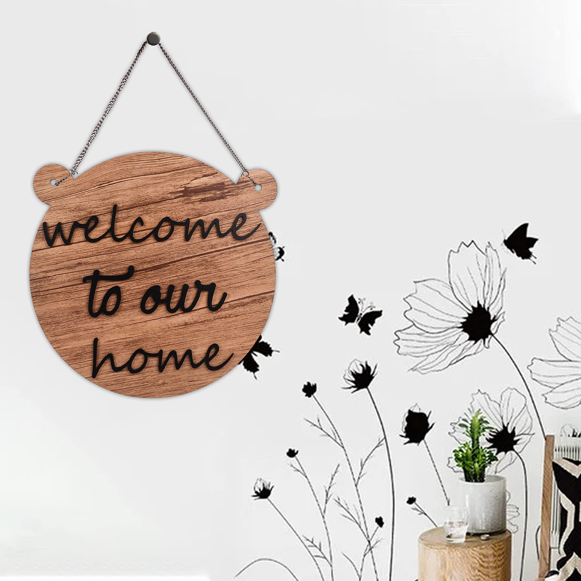 Sehaz Artworks Wall Hangings | Home Decor Items Stylish Living Room | Decorative Items for Home | Home Decoration Items | Wall Decor/Room Decor Items for Living Room/Bedroom - Welcome Home - Image 7 thumbnail