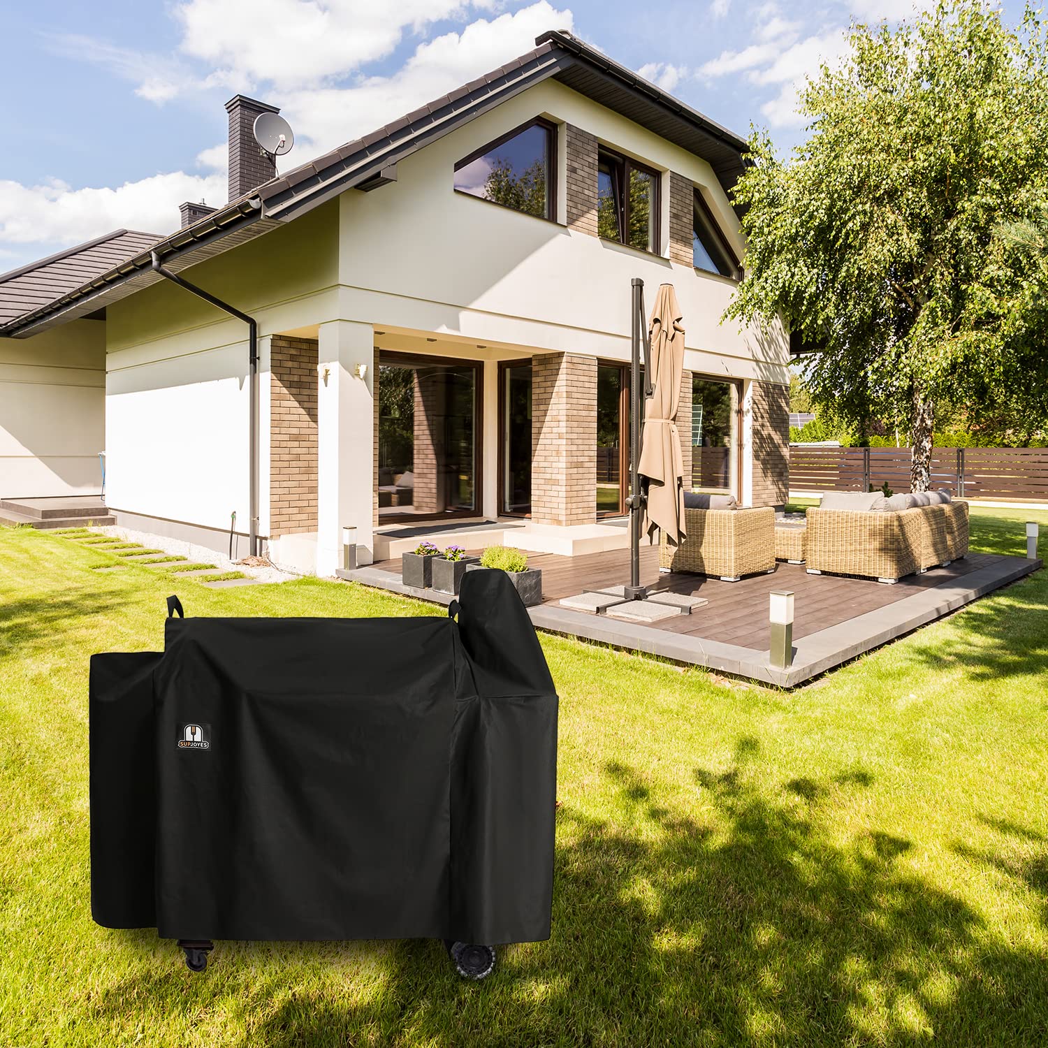 Copertura per barbecue Pit Boss Austin XL, Rancher XL a pellet di legno, Pitboss serie 1000/1100, resistente e impermeabile