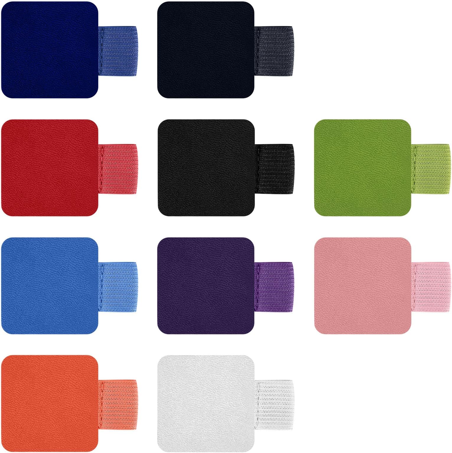 Cumnvulnt Stifthalter Set - 6 Stück Selbstklebende Leder Pen Loops Für Notizbücher