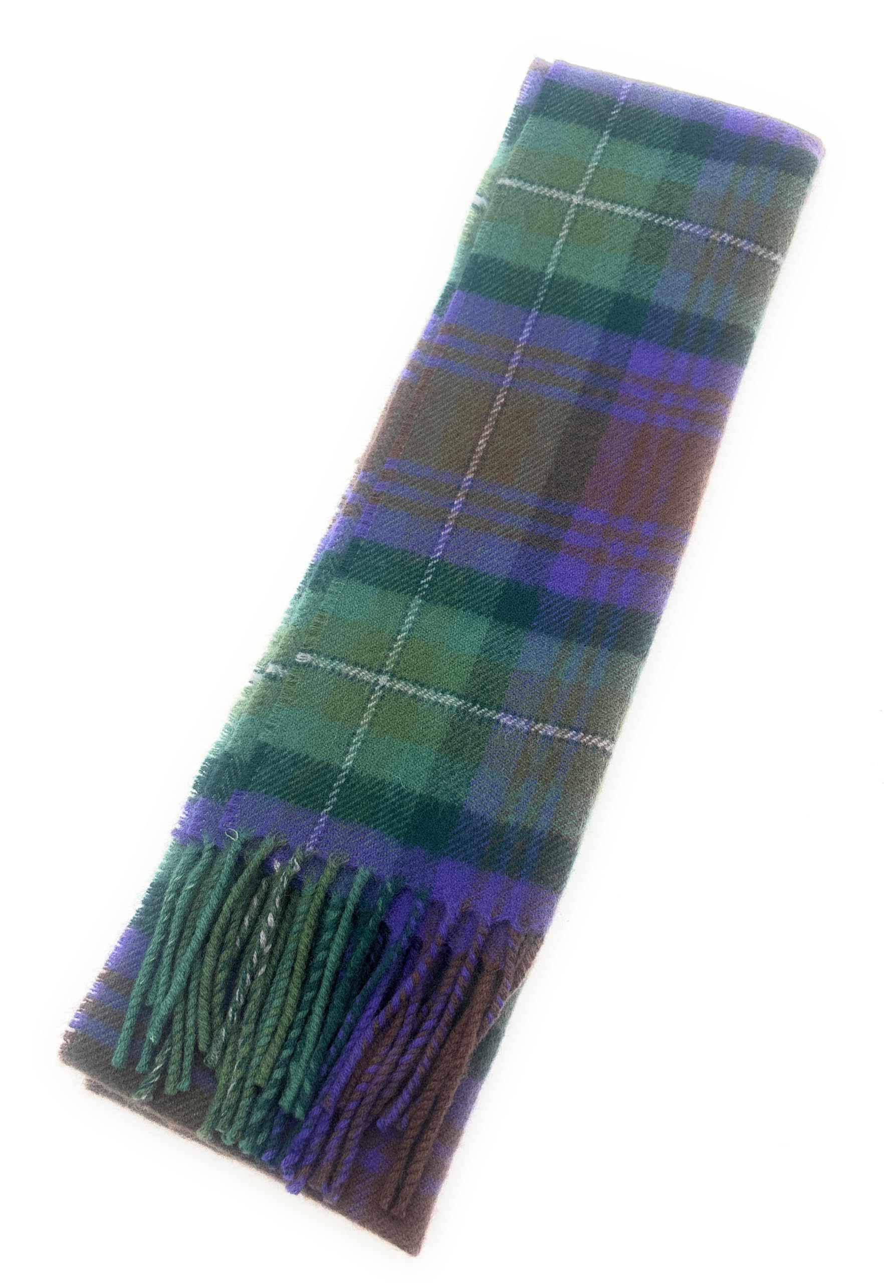 Scottish Essence Unisex Isle Of Skye Scottish Lambswool Tartan Scarf, Made In Scotland (Isle Of Skye)
