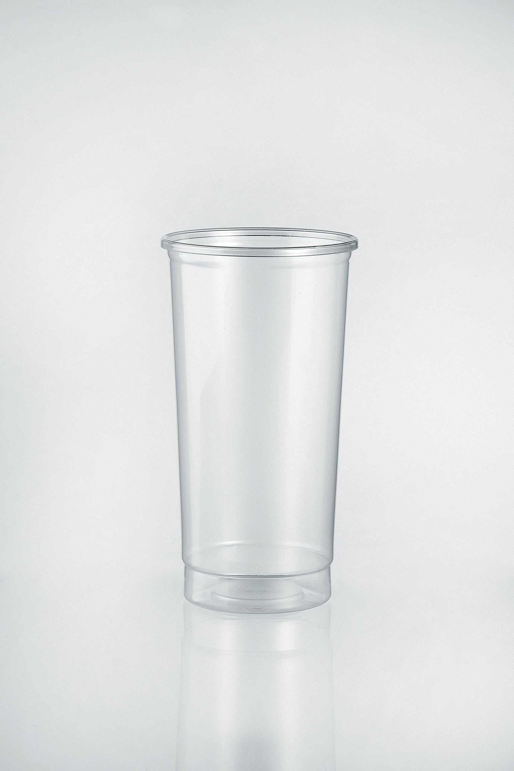 Disposable Plastic Pimms Glass/Slim Jim/Tall Glass 340ml (12 oz) Clear. Offer Pack of 90 Glasses with 4 x AIOS Drinks mats in Box