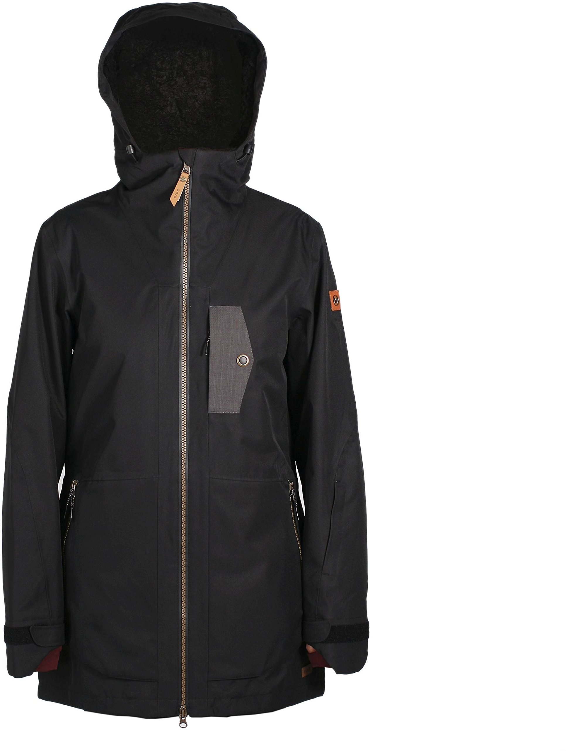 Ride Snowboard Outerwear VINE Jacket, Black, Medium