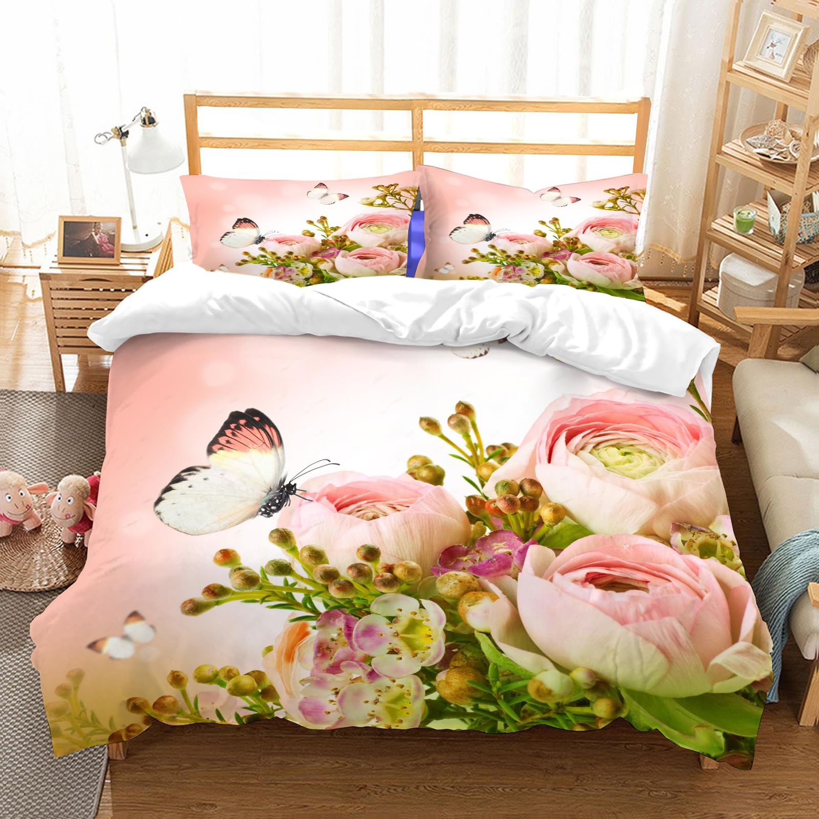 Linge de lit en microfibre de haute qualité aux finitions soignées 178x208cm