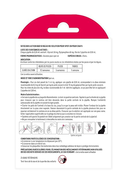 Foto 4 de 5 de Vetocanis - Pipeta antipulgas antigarrapatas Gato