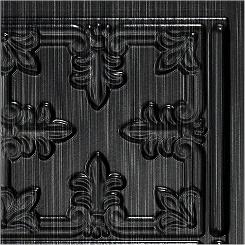 Miniatura 60 de FASÄDE Panel decorativo para salpicaduras de vinilo de estilo tradicional / patrón 10 en bronce antiguo (muestra de 6 x 6 pulgadas)