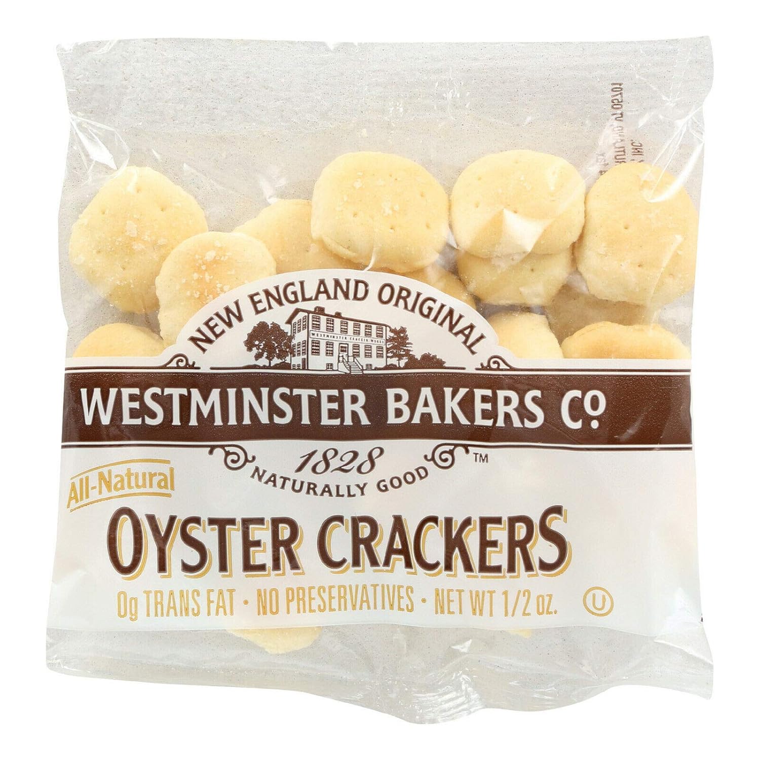 Westminster Bakers All Natural Crackers, Oyster, 0.5 Ounce