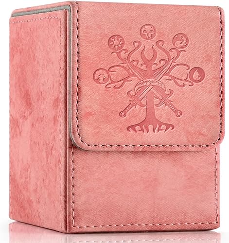 Miniatura 8 de MTG Commander - Caja de baraja para más de 100 tarjetas de una sola funda, caja de cartas mágicas con imán fuerte, caja de almacenamiento de