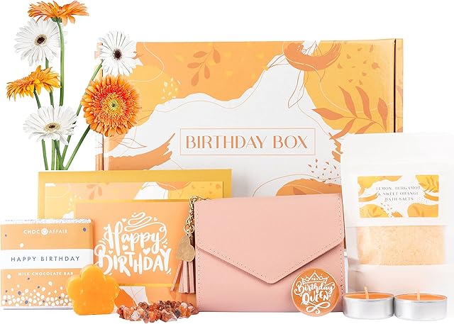 Birthday Gifts For Women - Thoughtful Letterbox Gift for Her - Unique Present idea for Friend, Coworkers, wife, Mum, Daughter, Sister, Aunt