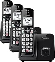 Vista 8 de Panasonic KX-TGD810B - Teléfono inalámbrico con bloqueo de llamadas avanzado, identificación de llamadas bilingüe, pantalla grande de alto