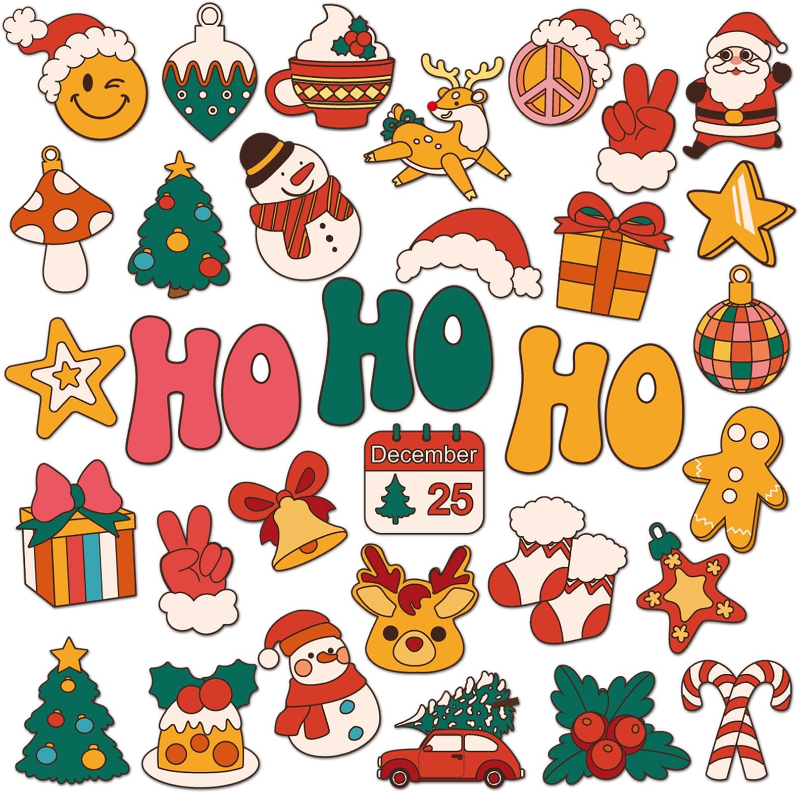 Kanayu 20 Pcs Christmas Diamond Art DIY