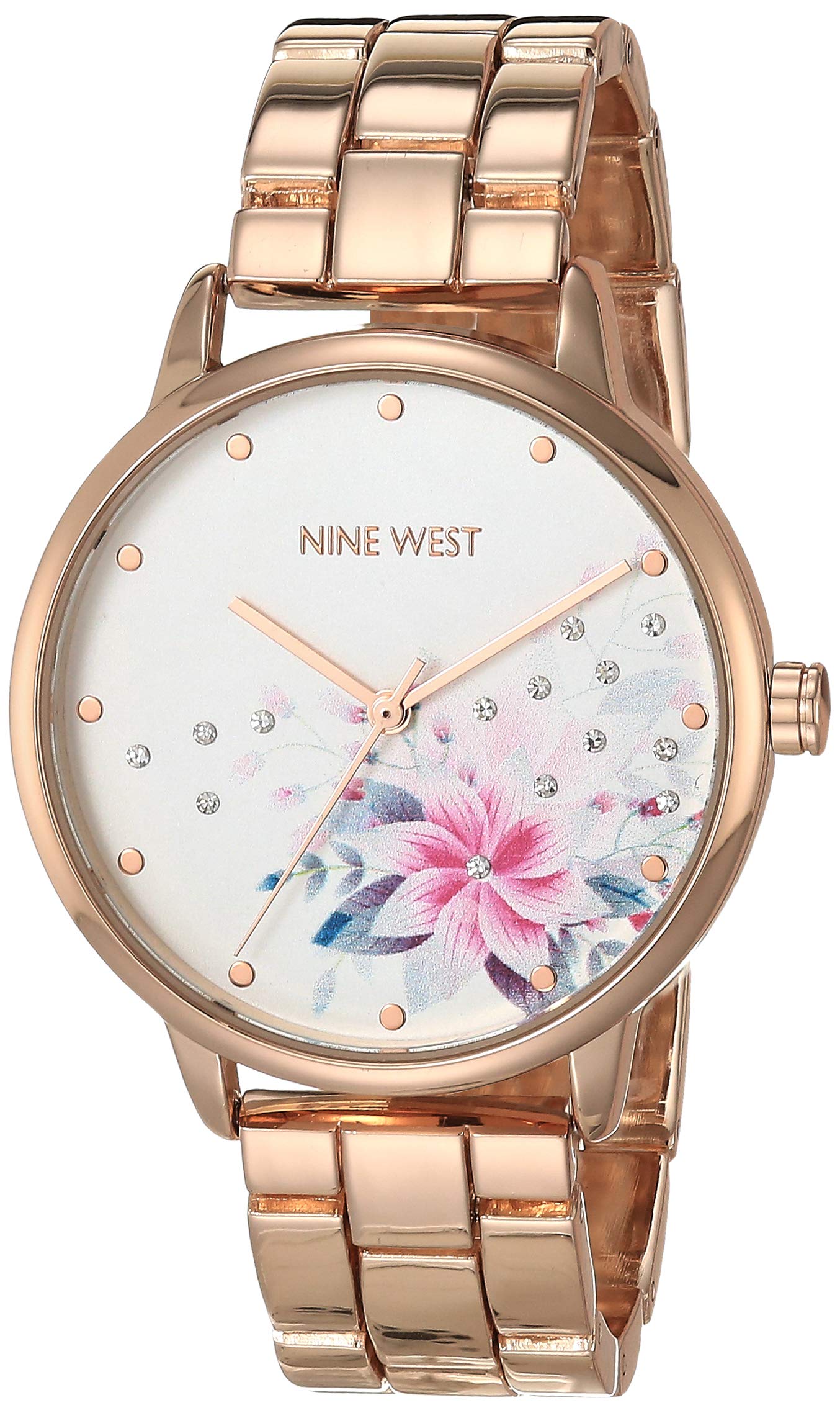 Women's Crystal Accented Bracelet Watch
