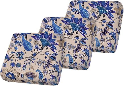 CRFATOP Fundas de cojín elásticas para sofá individual estampadas, fundas de repuesto adecuadas para sillón, sofá biplaza con banda elástica, 3