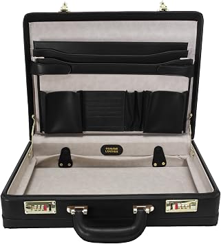 McKlein HARPER, Leather 4.5 Expandable Laptop/Computer & Tablet Business Briefcase Attache Bag, Men Women Laptop Briefcase, Laptop Compartment bag, Tablet Pocket bag, Business Bags, Travel Cases