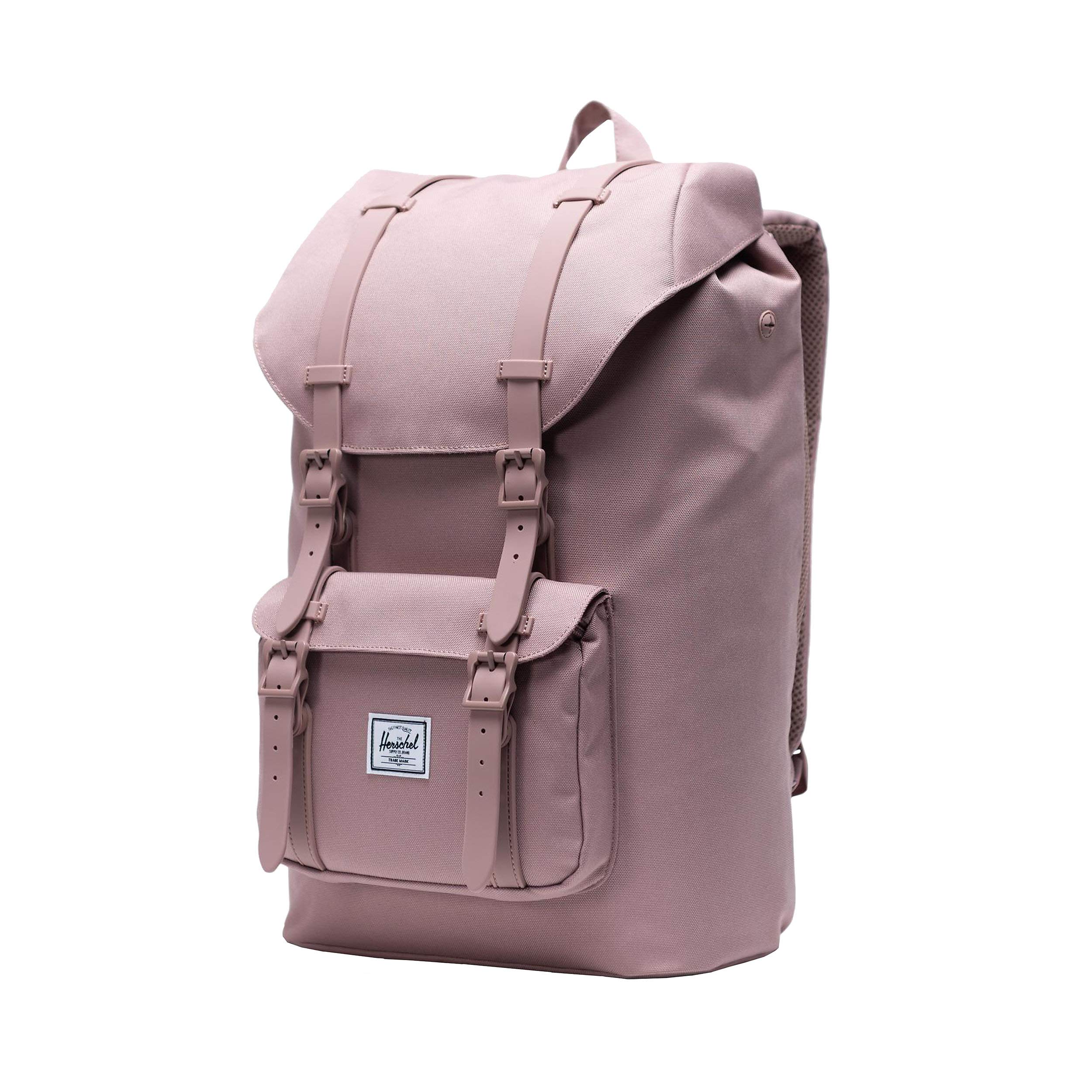 Herschel Little America Laptop Backpack, Ash Rose, Mid-Volume 17.0L
