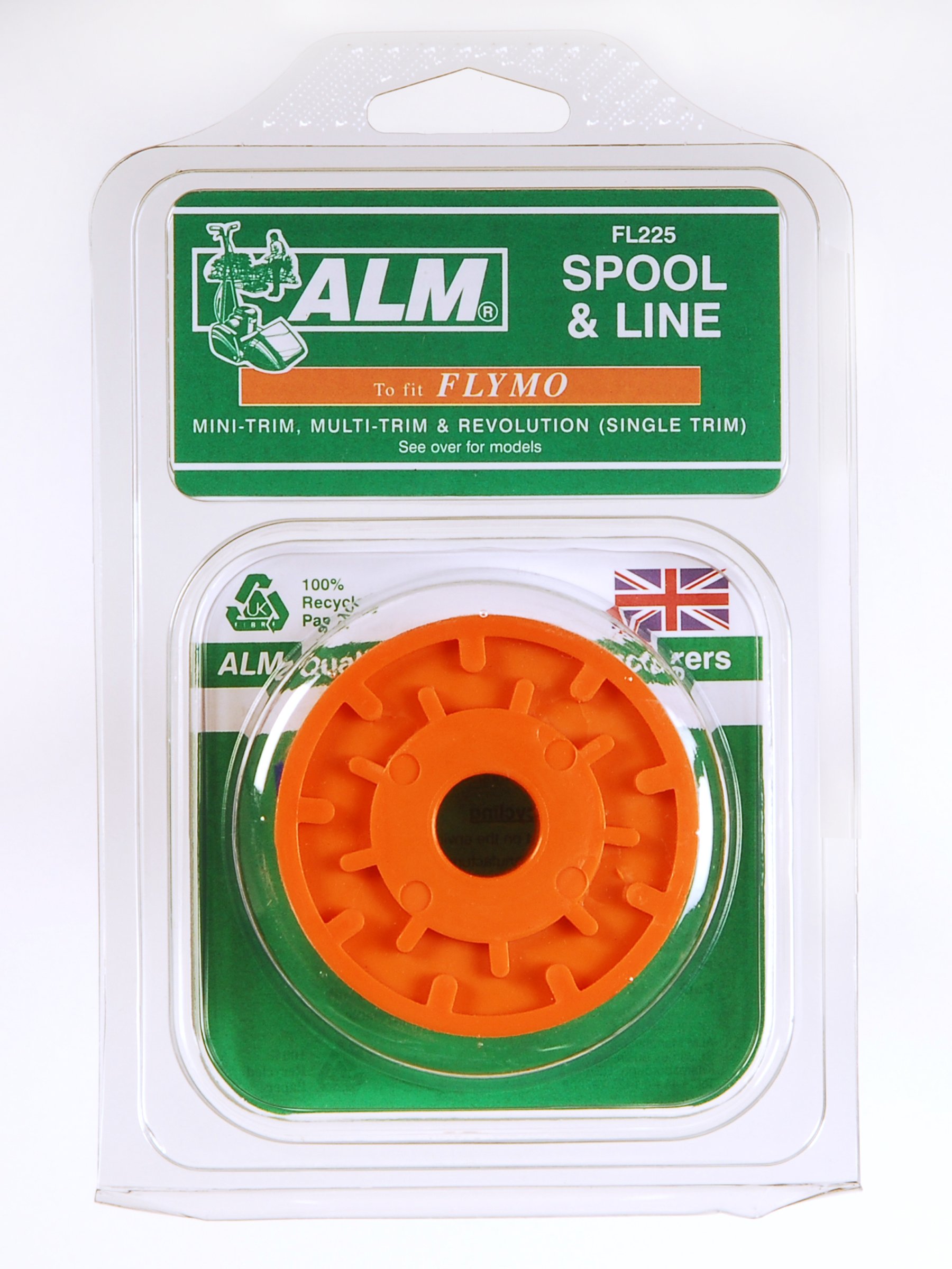 Alm 5 X Fl225 Spool & Line Suitable For Flymo Models See Description