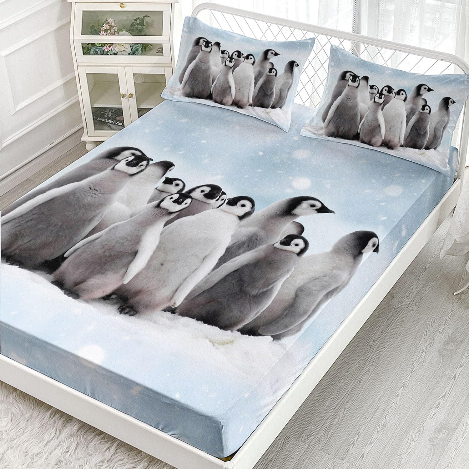HOSIMA Beddengoedset, dekbedset met zwart-rood hartpatroon en