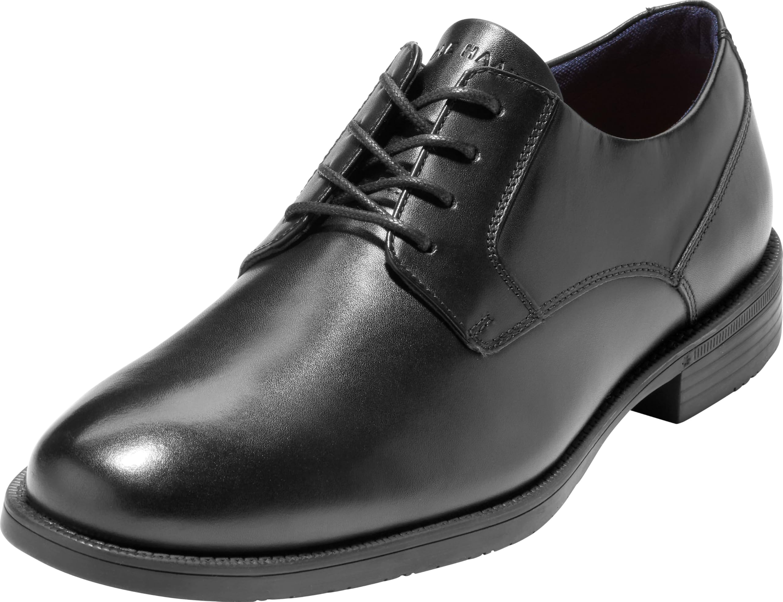 グ*プ様 COLE HAAN GRAND+ PRATT SLPON Cole Haan Men's Grand+ Pratt Plain-Toe Oxfords, Black, 8.5-M US