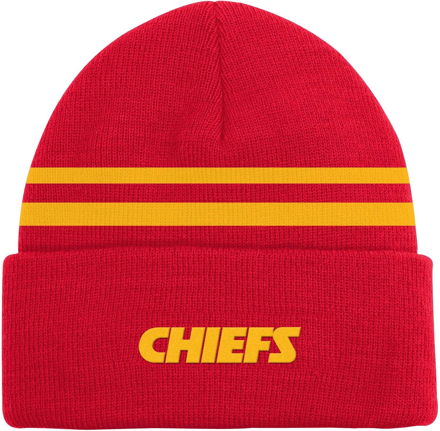 NFL Kids Youth 8-20 Official Cold Weather Striped Cuffed Knit Beanie Hat