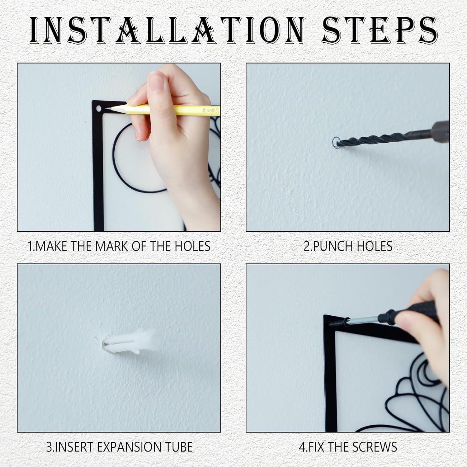 CXRYLZ 4PCS Mental Wall Art Decor, Framed Modern Wall Decor, Aesthetic Wall Decorations, Abstract Flower Line Drawing Artworks, Minimalist Wall Art for Women, Bedroom, Living Room, Bathroom (Black) 5 817GW2gkdtL. AC SL1500