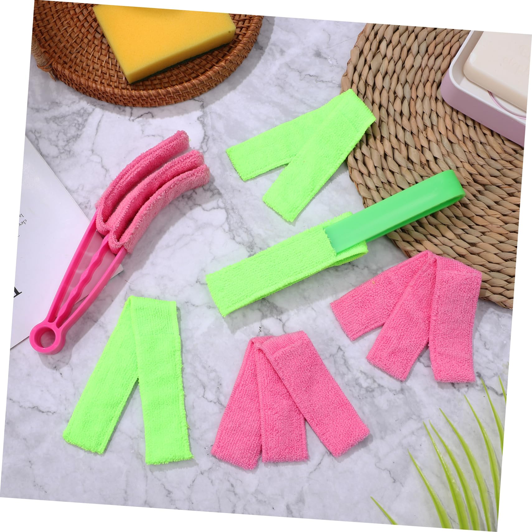 Didiseaon 1 Set Blinds Cleaning Kit Set 1 Window Cleaner Car Wash Brush Duster Fan Mini Blind Cleaner Tool Blinds Cleaner Shutter Cleaner Cloth Cleaning Cloth Washable