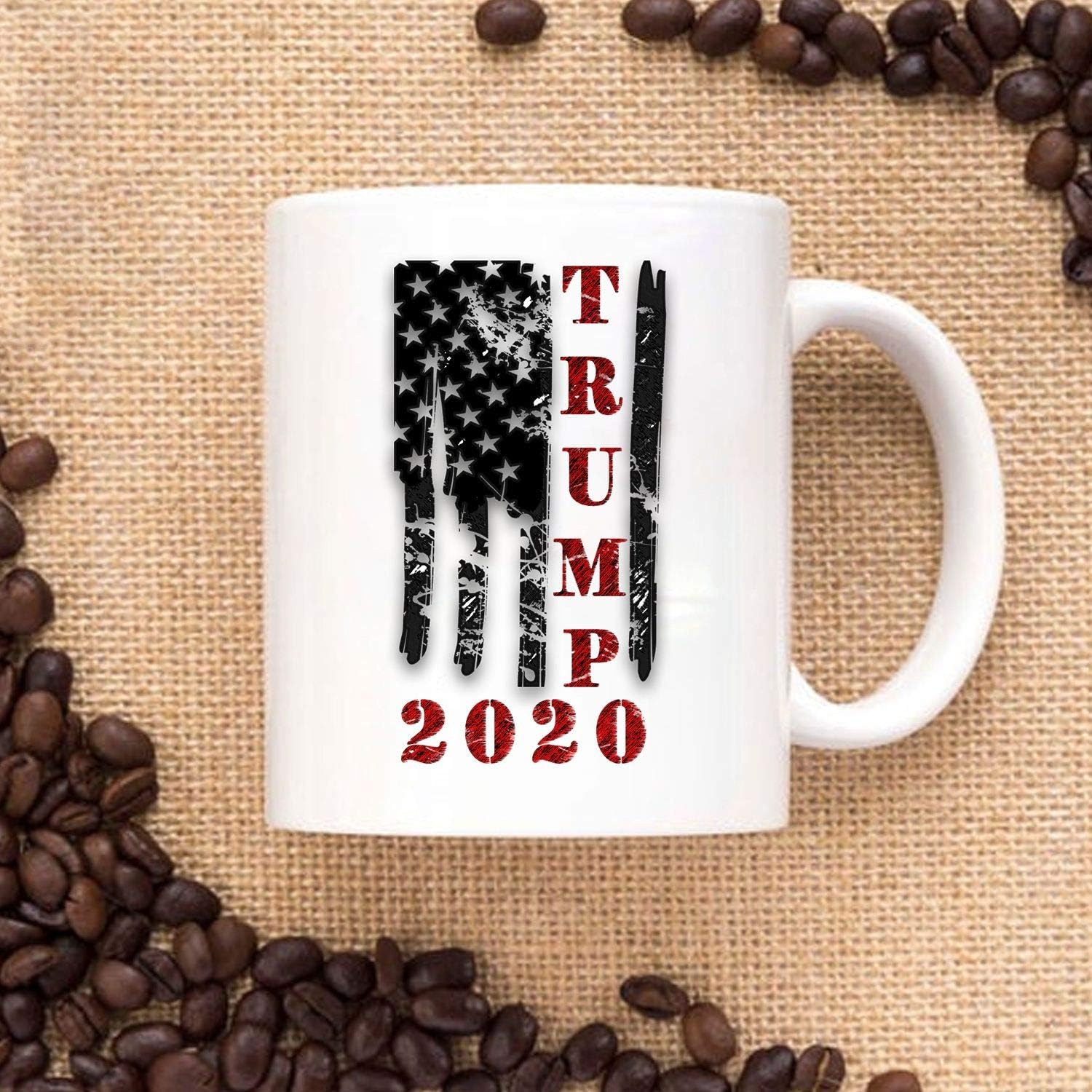 Suреr Sаlе 🛒 KROPSIS Trump 2020 Vintage Flag Ceramic Coffee Mug White Gеt Sресіаl Prісе KROPSIS Trump 2020 Vintage Flag Ceramic Coffee Mug White
