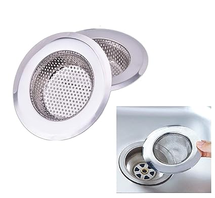EVOHOME Kitchen Sink Strainer & Drainer Sink Jali Of Stainless Steel For Home & Kitchen - Drain Cleaner, Sink, Filter, Wash Basin, Cleaning Tool For Bathroom And Kitchen Sink Accessories