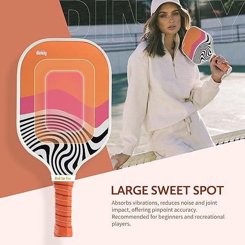 Vista 114 de Juego de 2/4 palas de pickleball aprobadas por USAPA, raqueta de pickleball de grafito/fibra de vidrio, 2 raquetas de pickleball, 4 bolas y 1 bolsa