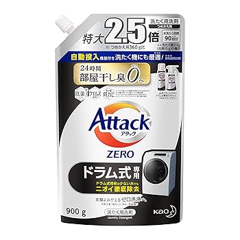 Amazon | アタック 【大容量】 ゼロ(ZERO) 洗濯洗剤(Laundry