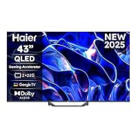 Haier QLED 4K UHD H43S81FUX 43'' Smart TV, Google TV