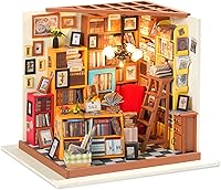 Vista 10 de Rowood Kit de Casa en Miniatura, Kit de Casa de Muñecas en Miniatura de Bricolaje para Adultos, Kits de Modelo para Adultos para Construir con LED