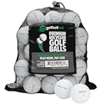 – Factory Refinished Used Golf Balls for Titleist Pro V1&comma; Mint 5A Quality – &OpenCurlyDoubleQuote;Refinished” Marking – Budget-Friendly Golf Balls – Mesh Bag Included