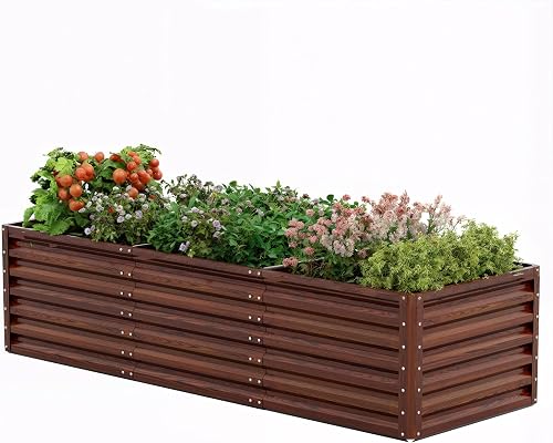 Jardinière surélevée en Acier Galvanisé Amopatio