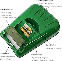 Vista 2 de Gardzen - Cucharilla de hojas (tamaño grande, 12 dientes, para jardinería)