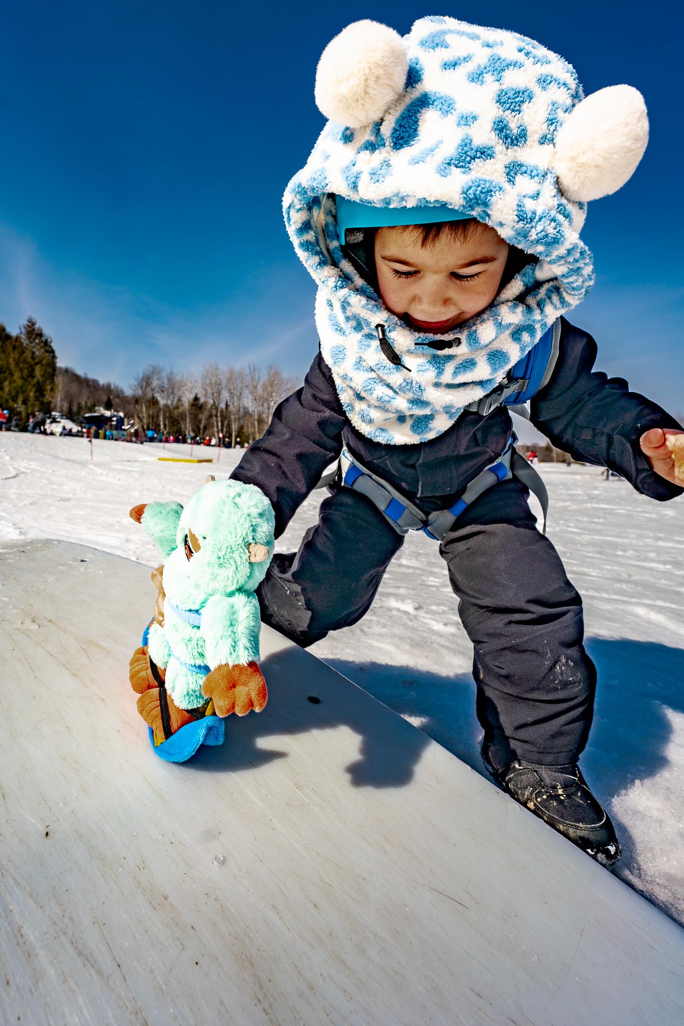 スノーボード TEDDY MDXONE Yeti Snowboard Plush Toy – Oxi & Maddie Teddy Bears with
