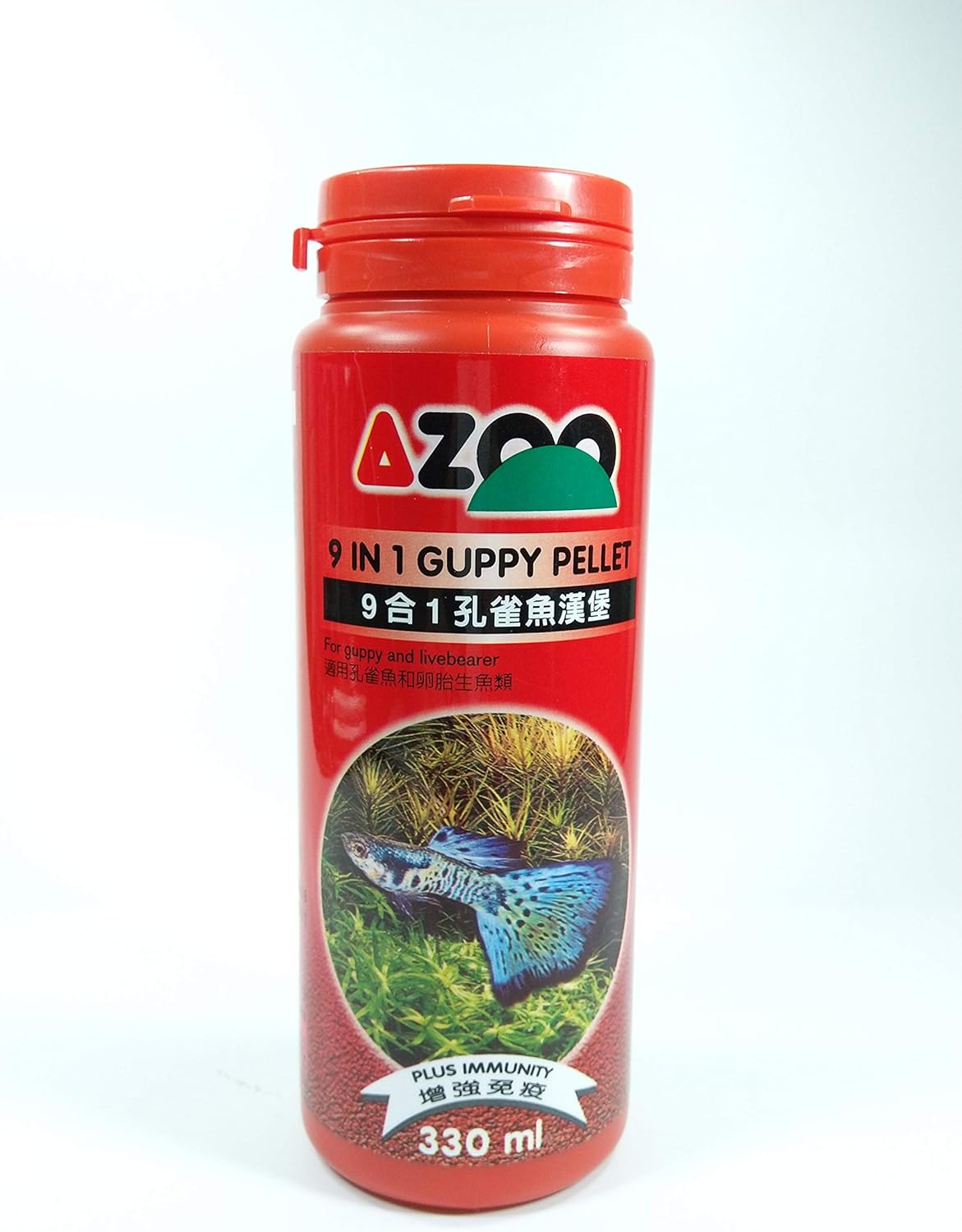 Amazon.com: AZOO 9 in 1 Guppy Pellet for Guppy and Livebearer Fish Food ...