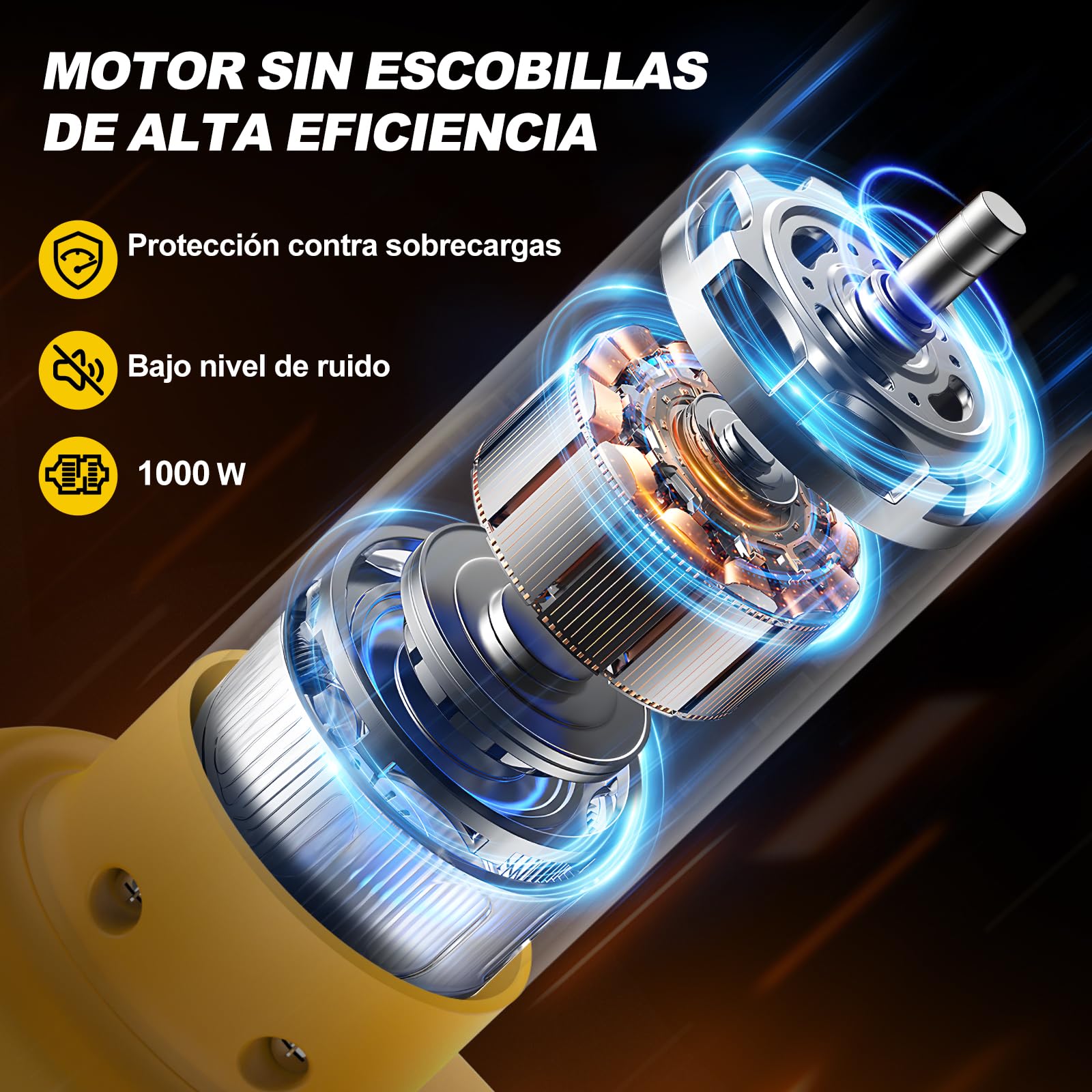 Tijeras de Podar Electricas, Apertura Máxima de La Hoja 50 mm, 4000mAh Batería Sharp Sk7, 2 Tamaños de Apertura con Monitor, Tijeras de Podar con Motor Brushless para Jardinería,Árboles Frutales