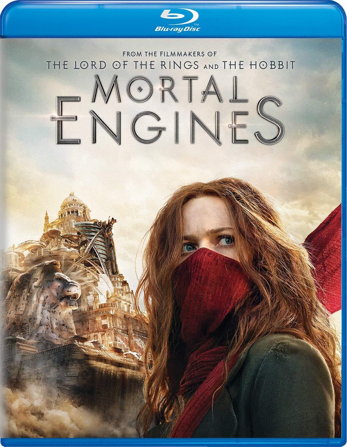 Mortal Engines Blu-ray disco de vídeo original para amantes del cine fantástico