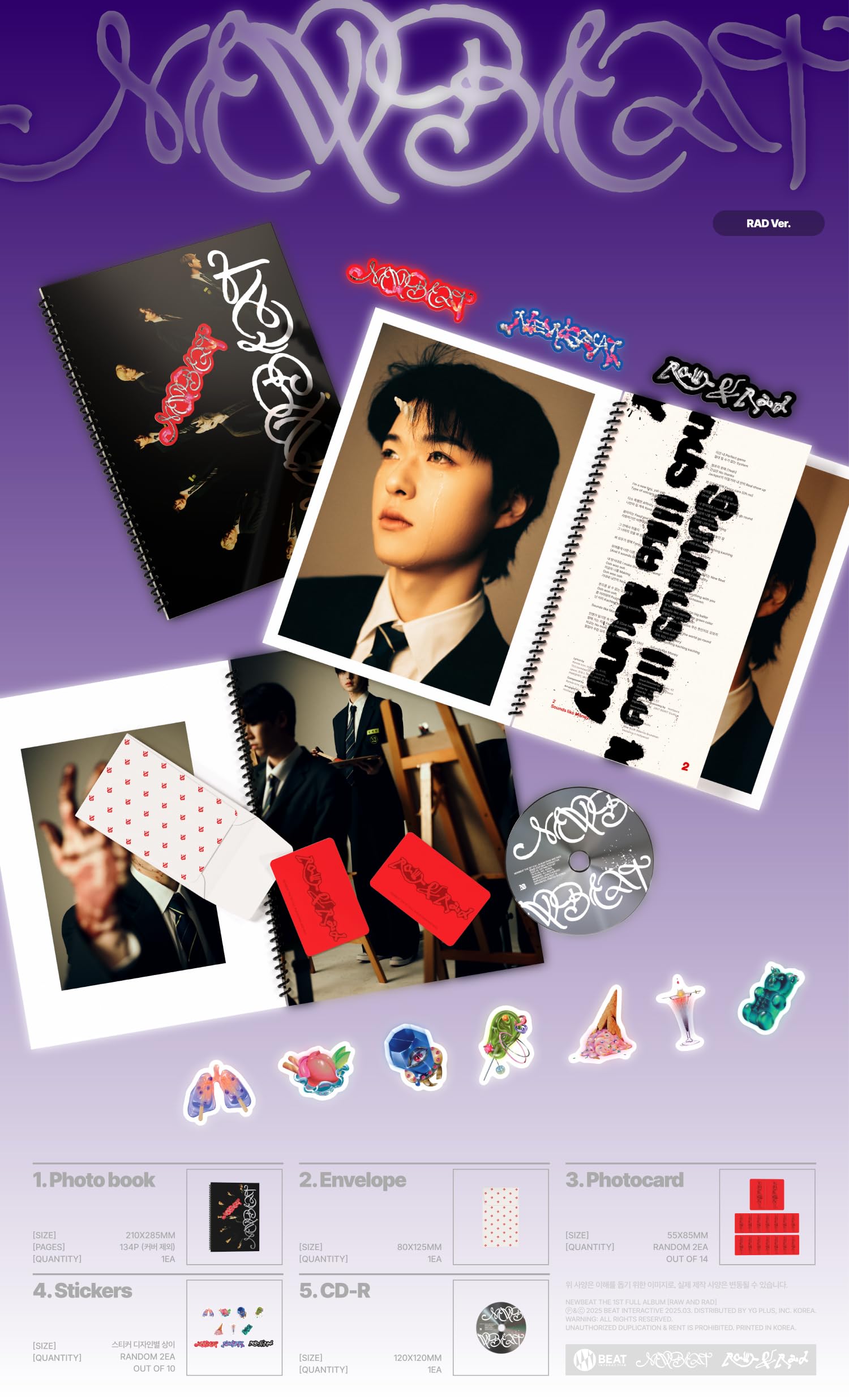 (訳あり.新品.未開封)ニューハート韓国盤ostCD＆ニューハート特集本セット Amazon.co.jp: ニュービート NEWBEAT - Raw And Rad [PHOTOBOOK