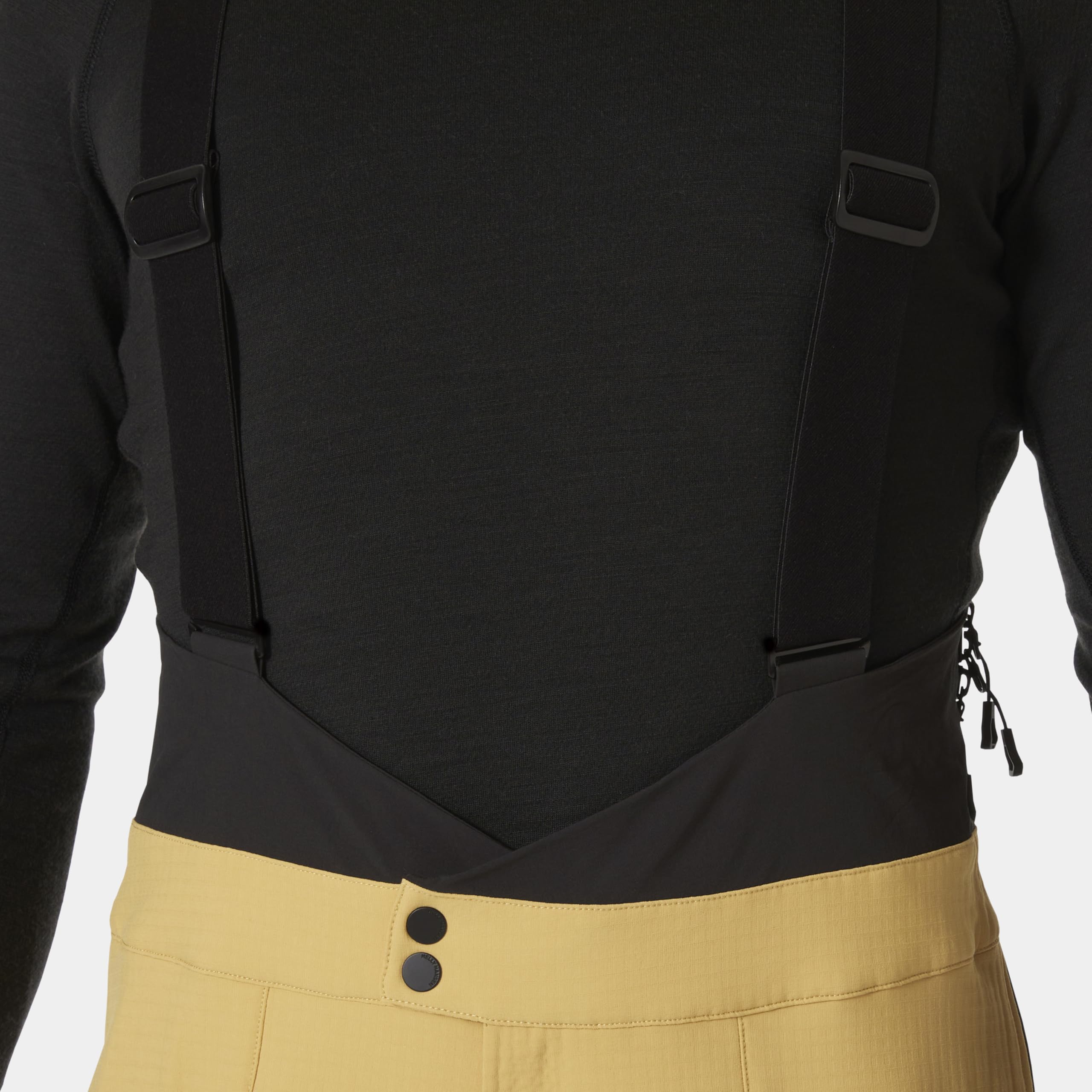 Helly-Hansen ODIN BC SOFTSHELL BIB PANT for Men - Waterproof, Breathable, and Durable Outdoor Performance Bib Pant, 389 SAND - Small