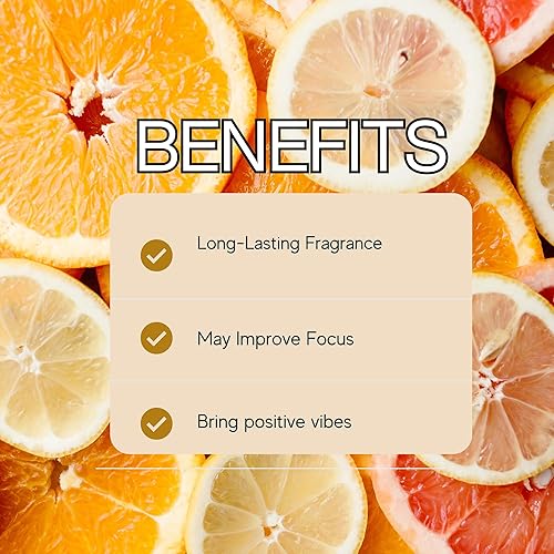 Miniatura 3 de Set de ambientador de ambientador Paquete de 2 aroma de piña y cítricos, 3.9 fl oz Difusor de varillas de aceite de aromaterapia de larga